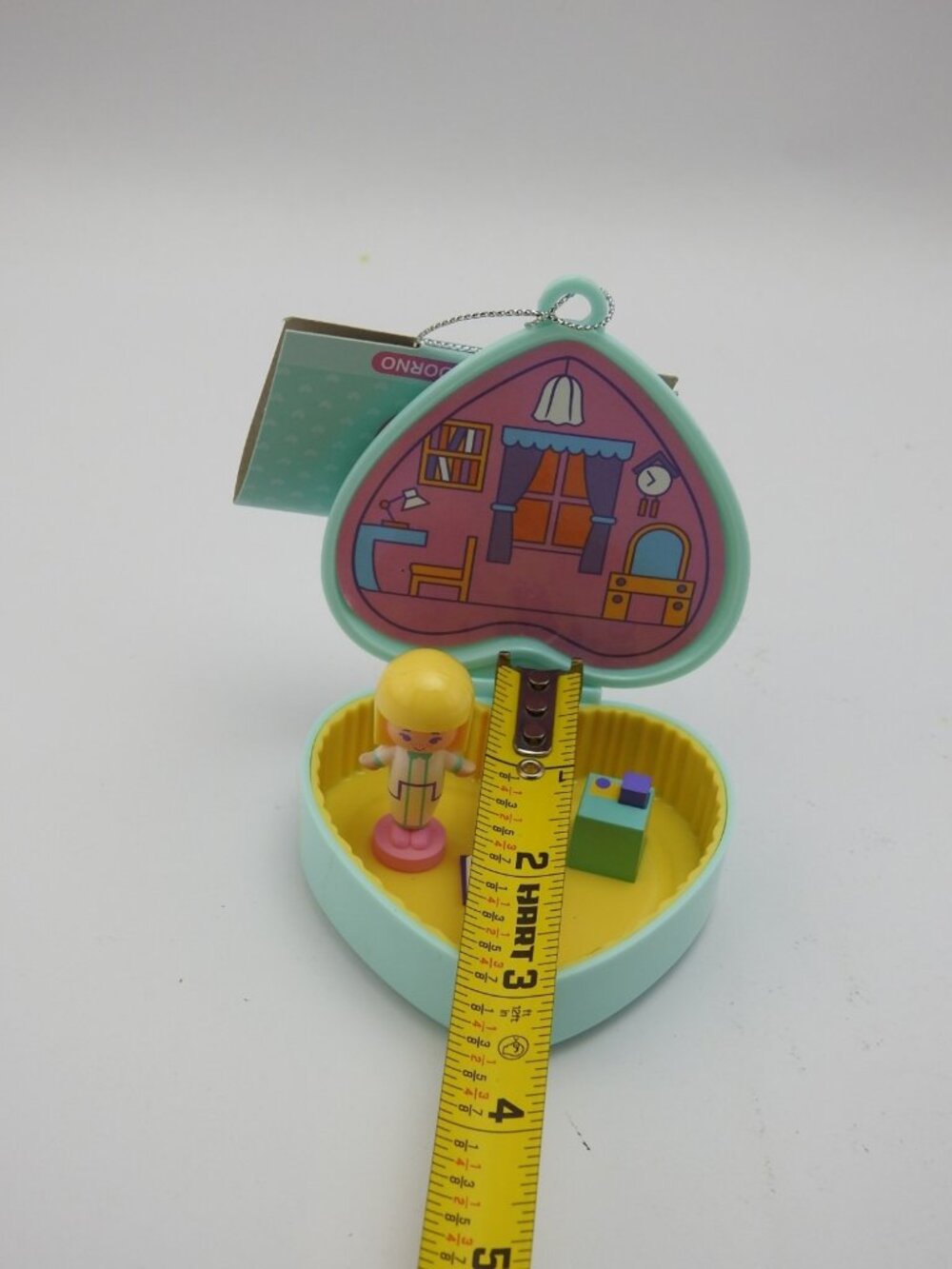 Retro Polly Pocket Heart Compact Christmas Ornament New w/Tag Ruz - Picture 3 of 7